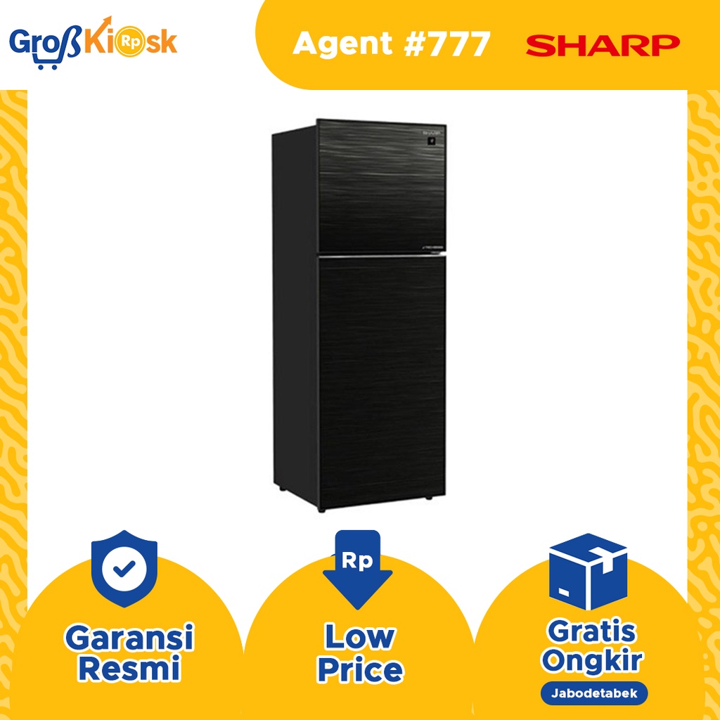 SHARP KULKAS 2PINTU INVERTER SJ-426GI-MK