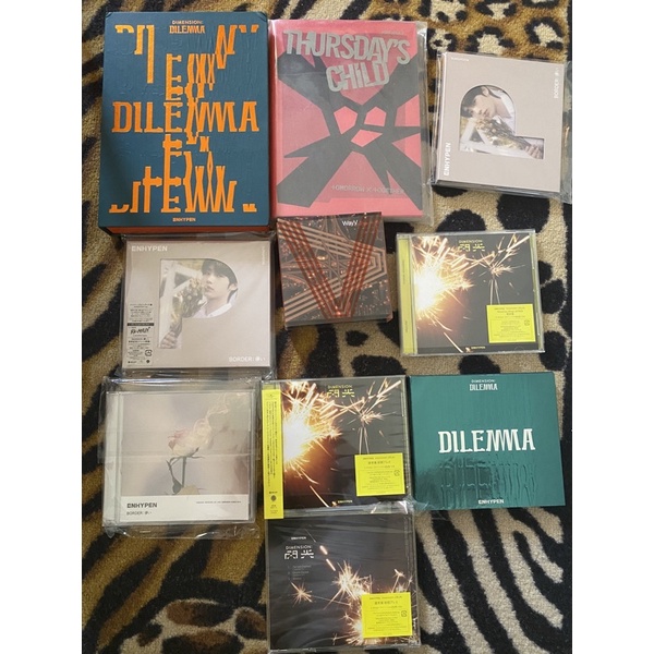 Ready stock album only enhypen txt dimension cd jp japan dilemma minisode 2 thursdays child hakanai 