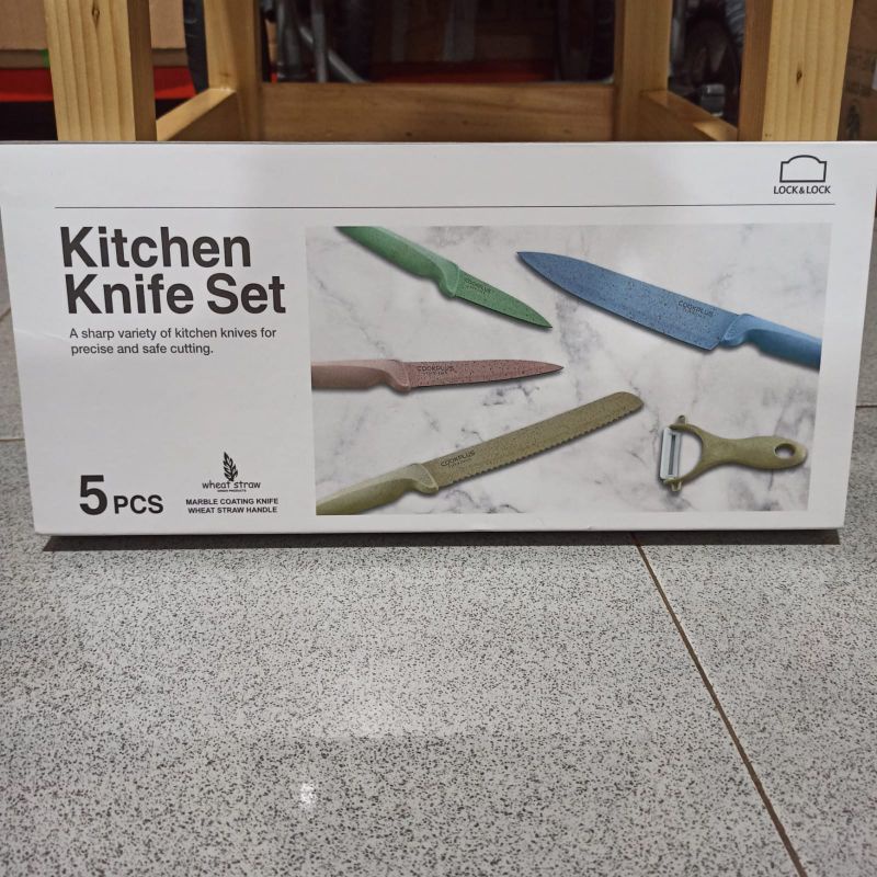 LocknLock Kitchen Knife Set Isi 5pc
