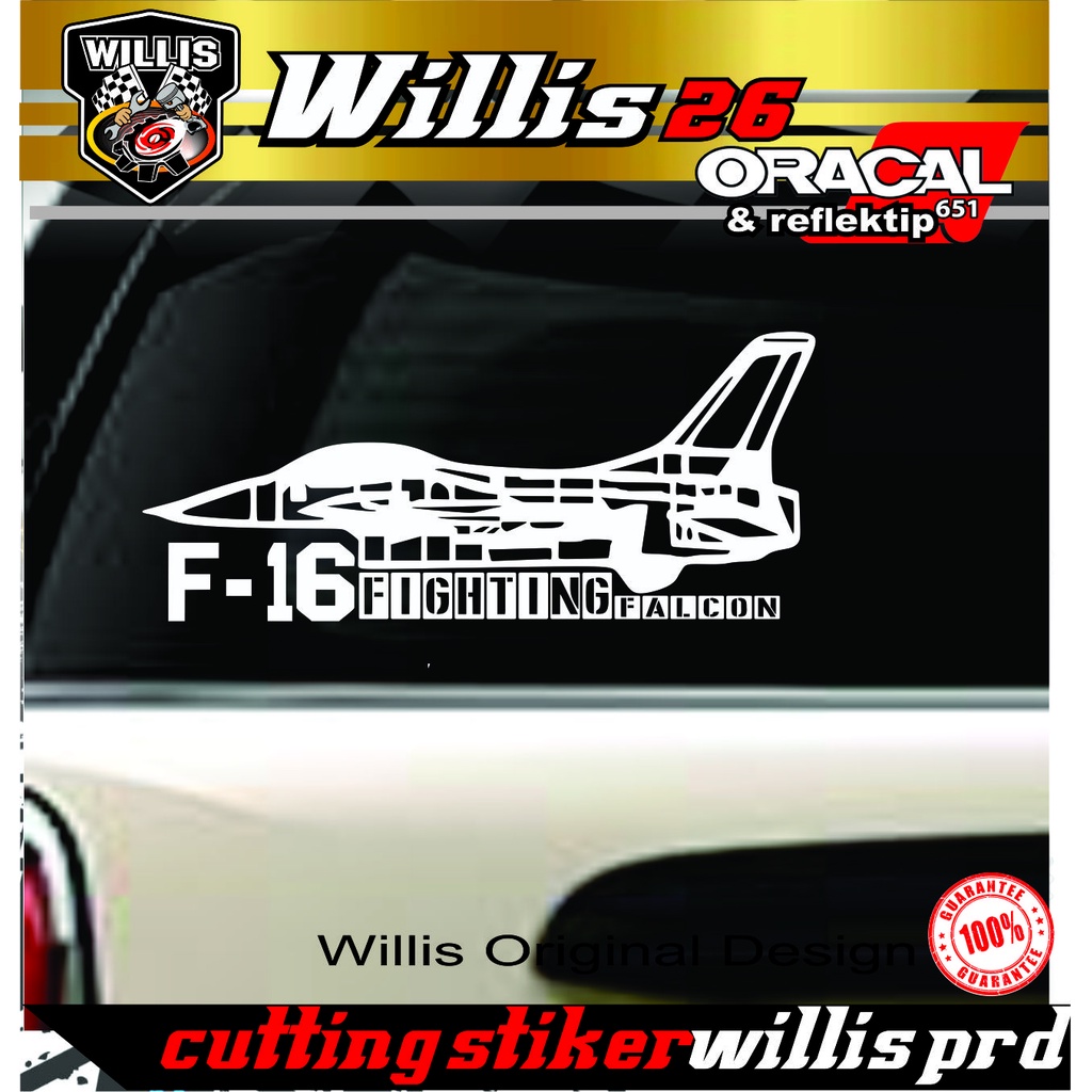 stiker sukhoi sticker sukhoi F 16 Cutting Pesawat Tempur Stiker
