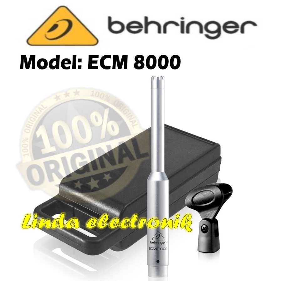 Mic Rta Behringer ECM8000 ECM 8000 Original Measurement Condenser Mic