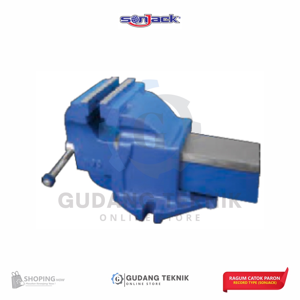 Catok Paron Record Type 5&quot; SONJACK / Ragum Paron 5 Inch SONJACK - Tanggem Besi SONJACK