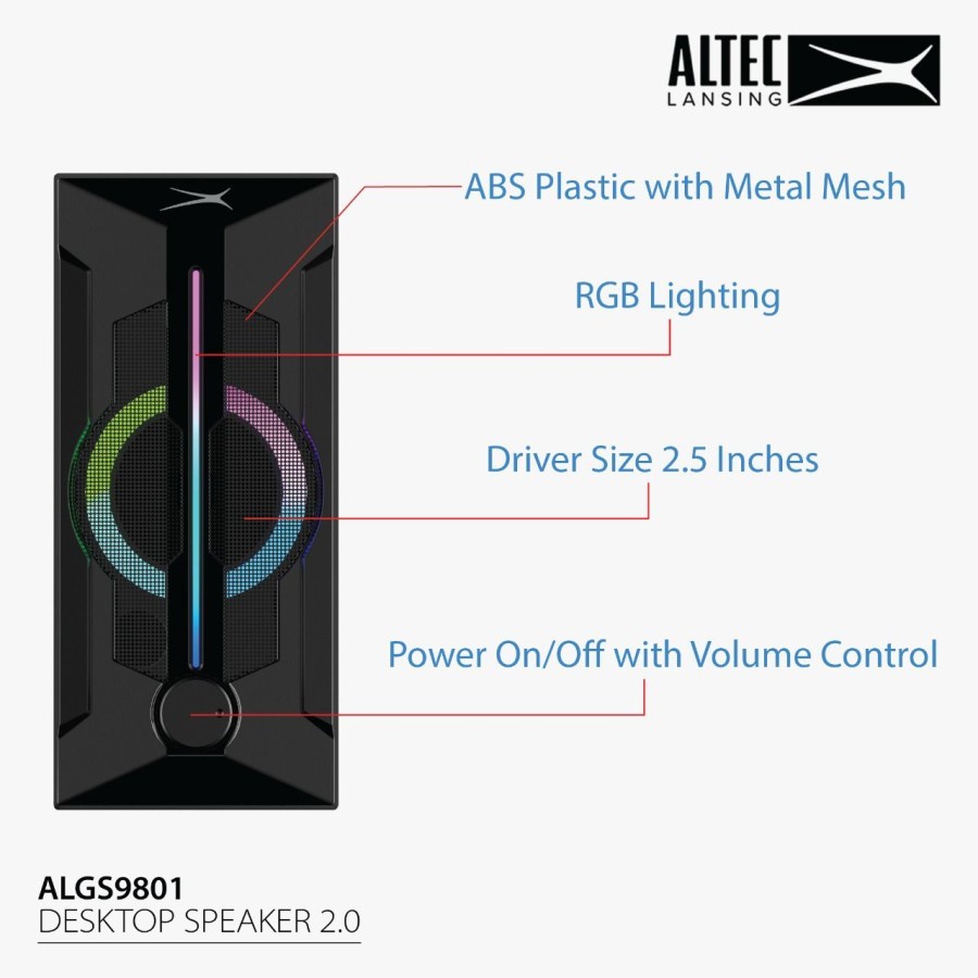 Altec Lansing Desktop Speaker ALGS9801