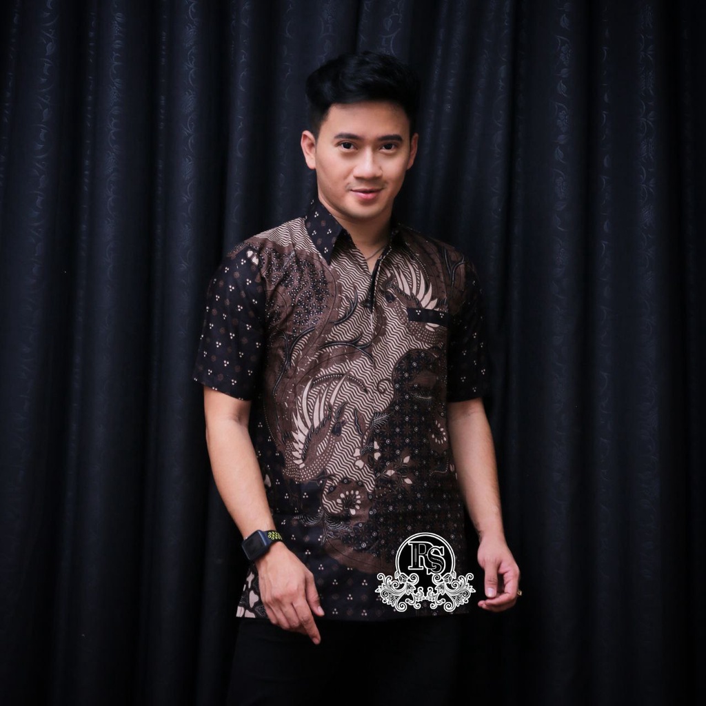 BAJU BATIK PRIA ABADI BATIK KEMEJA BATIK PRIA LENGAN PENDEK