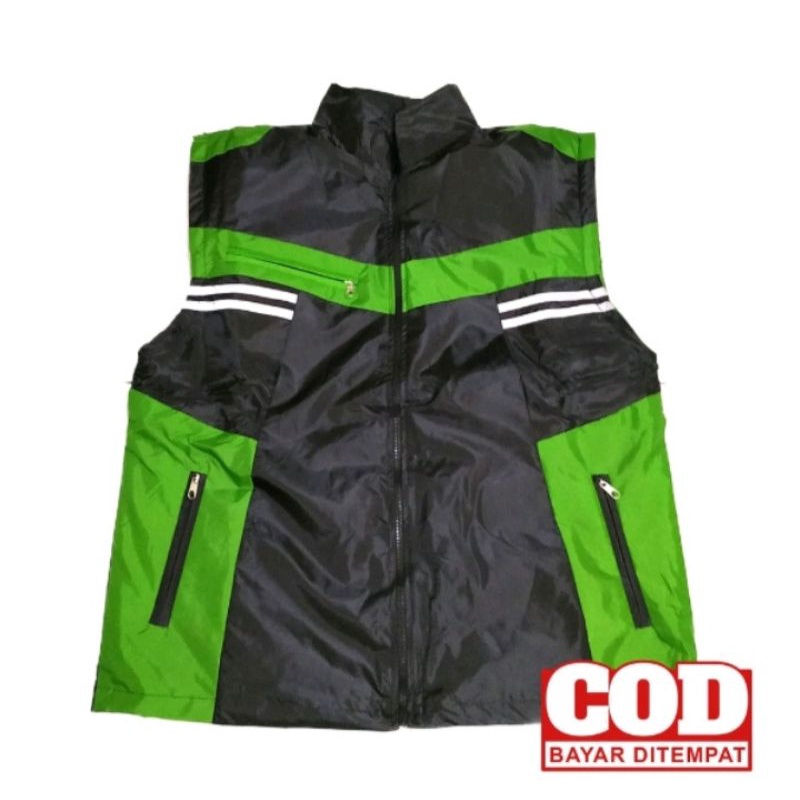 Rompi Motor Ojol Polos Driver Motor Pelindung Badan Tebal Anti Angin
