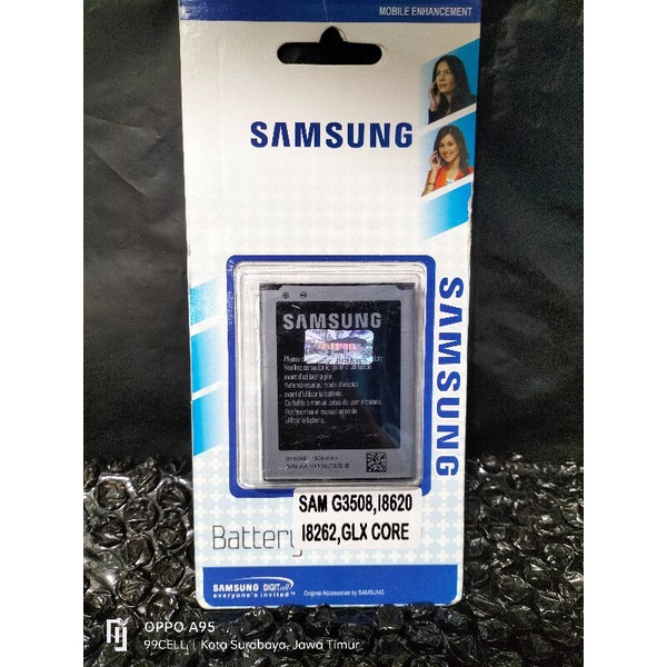 Baterai | Battery | Batre Samsung Core 1 | G3508 | I8620 | I8262 | Galaxy Core original