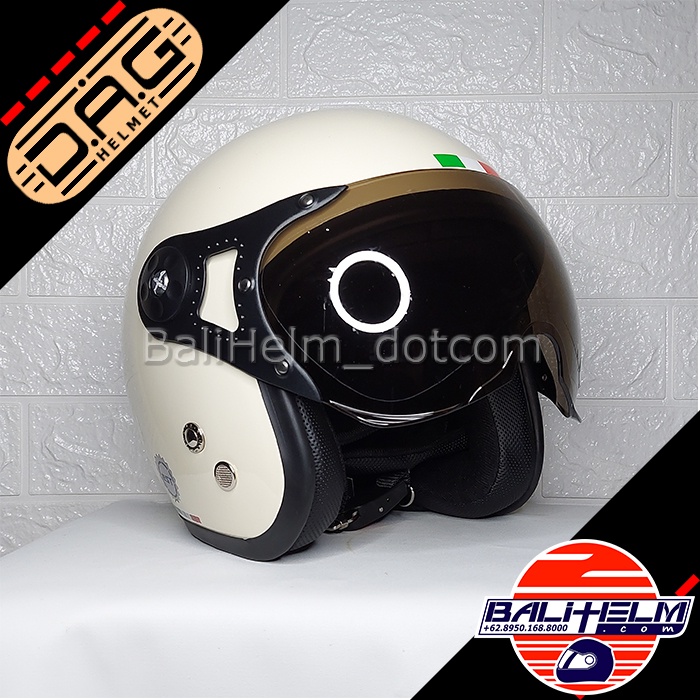 Helm Pilot Italy DAG Original Cream Glossy