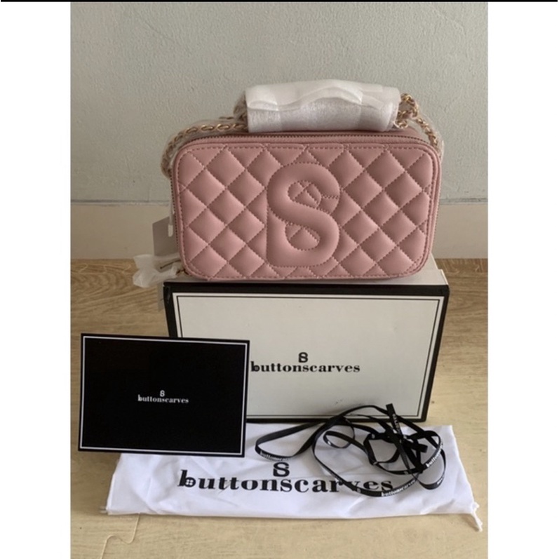 Yura Bag Pink ( preloved ) - Buttonscarves