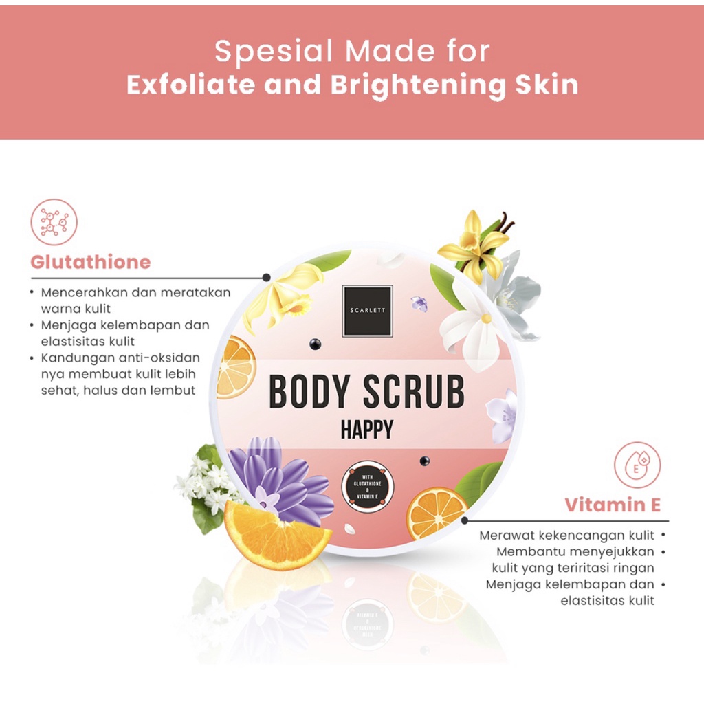 SCARLETT WHITENING JOLLY SERIES 5 ITEM - SERIES JOLLY BODY SCRUB | BODY SERUM | BODY CREAM | BODY SHOWER | BODY LOTION