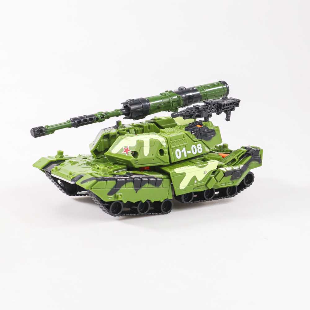Mainan Anak Robot Transformer Mobil Tank Action Figure 2 In 1 Cowok 3 4 5 6 7 Tahun