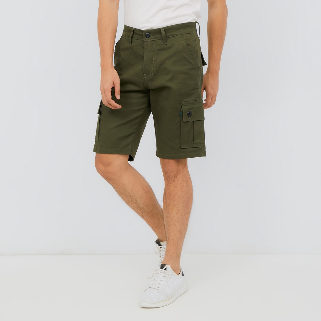 Pluviophile - Short Cargopants celana cargo pendek - GreenArmy