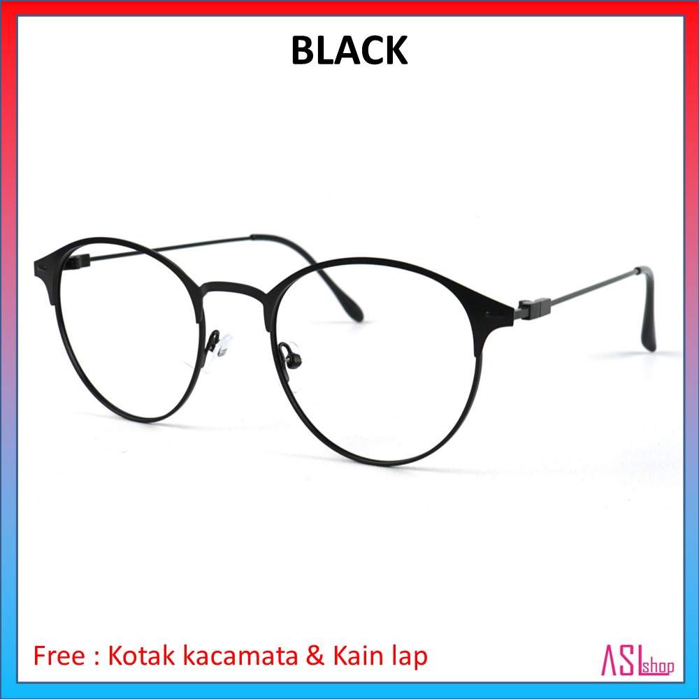 FRAME DAN KACAMATA MINUS KOREA (1920)+ LENSA BLUERAY/PHOTOCROMIC