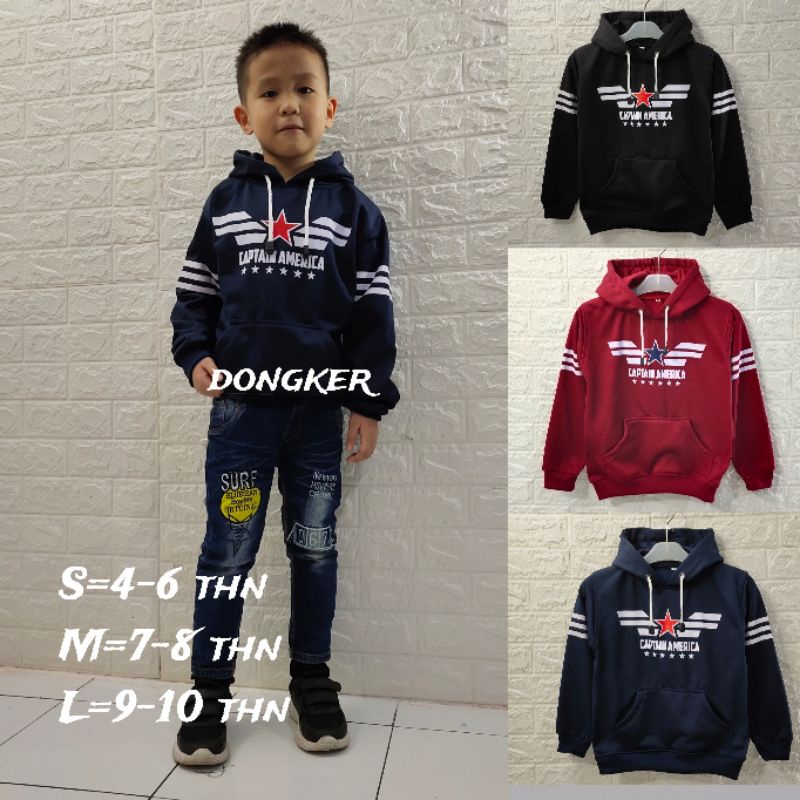 sweater Hoodie anak gambar bintang