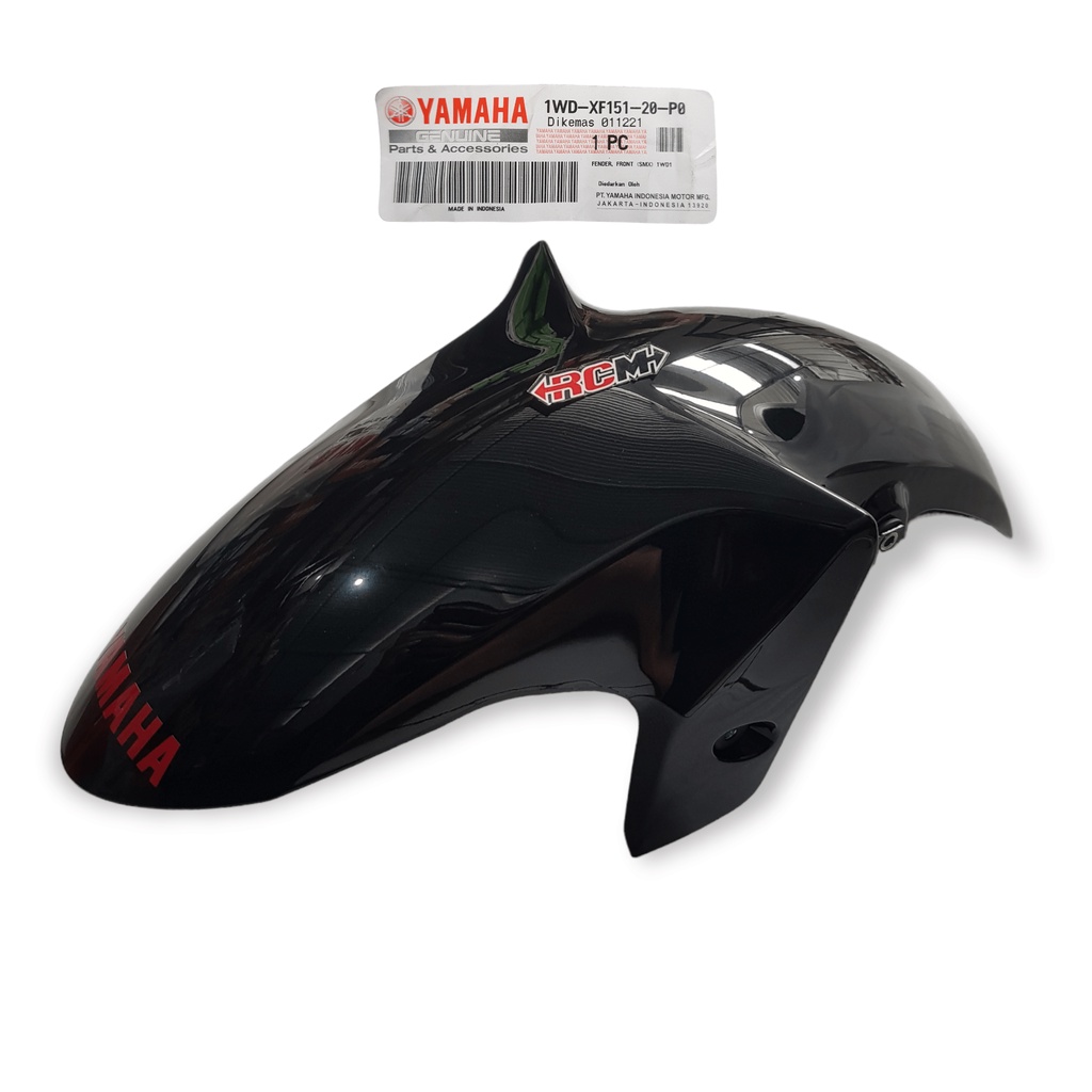 1WD-XF151-20-P0 SPAKBOR SEPAKBOR SLEBOR SELEBOR DPN DEPAN R25 R 25 HITAM BLACK ORI ORIGINAL YAMAHA YGP ASLI