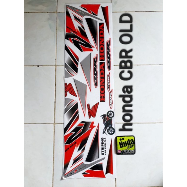 Striping Variasi Honda CBR 150 R OLD Grafis Lis Decal Variasi Honda CBR OLD Grafis