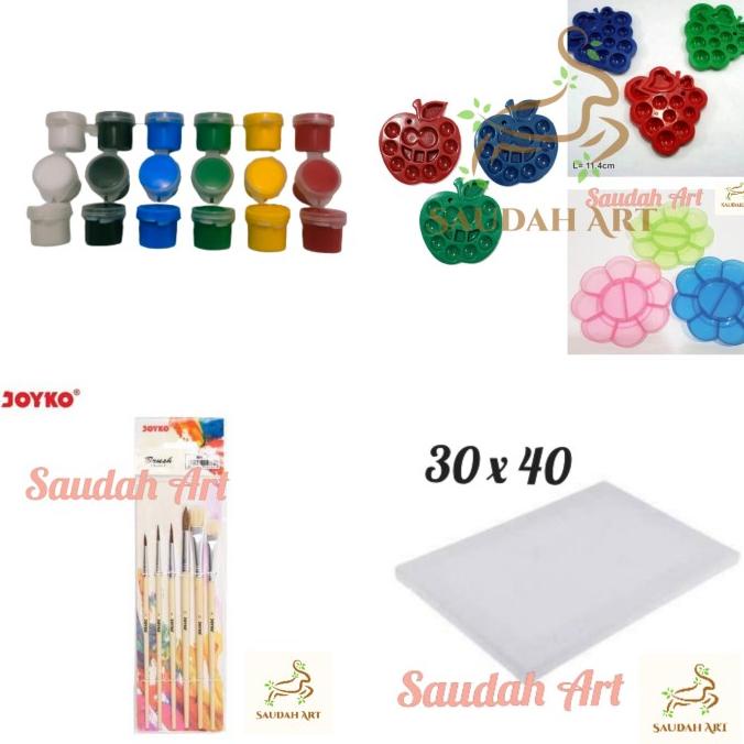 

Paket Kanvas Lukis 30x40 (kanvas,kuas,palet,cat akrilik 5ml)
