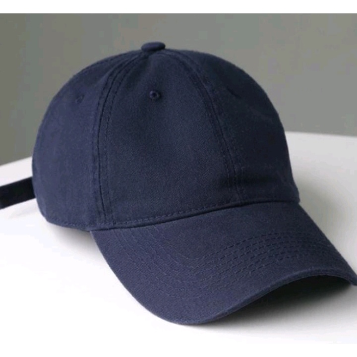 TOPI BASEBALL CAP POLOS PRIA WANITA DEWASA BISBOL CEWEK COWOK DISTRO LAKI LAKI WARNA HITAM DAD HAT P
