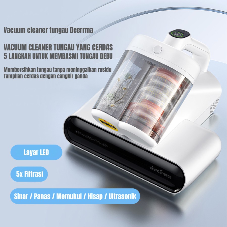 Deerma Vacuum Cleaner UV Penyedot Debu CM990 CM 990 Anti Tungau Kasur