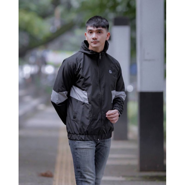 Jaket Pria Outdoor 3D Warna Gunung Waterproof - Jaket Parka Taslan Hoodie Distro