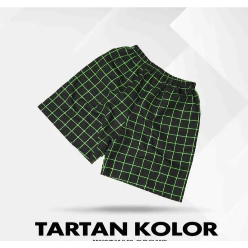 celana unisex boxer tartan terbaru