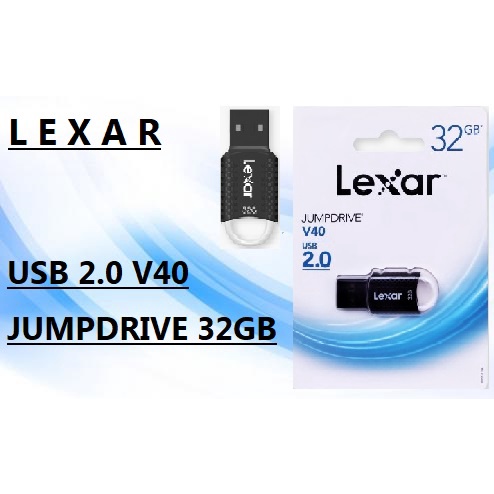 Lexar Flashdisk 32GB JumpDrive V40 USB 2.0