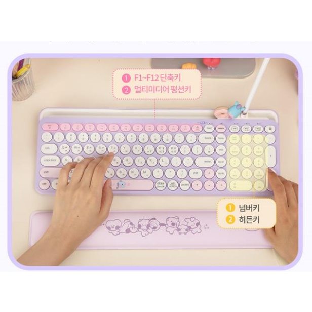 BT21 Minini Multi Pair Wireless Keyboard