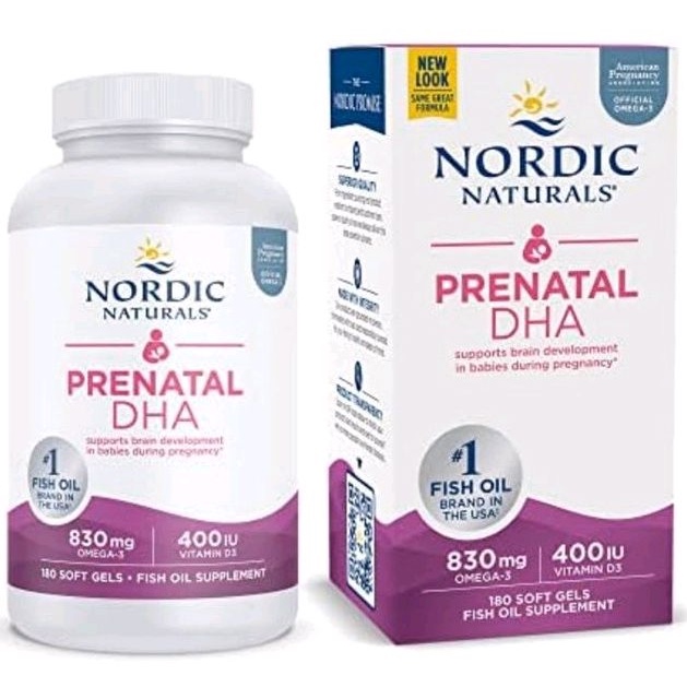 Nordic Naturals Prenatal DHA, 500mg, 90 Softgels