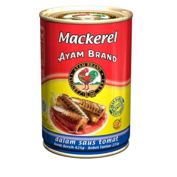 

10.10 Terlaris AYAM BRAND MACKEREL DALAM SAUS TOMAT !!