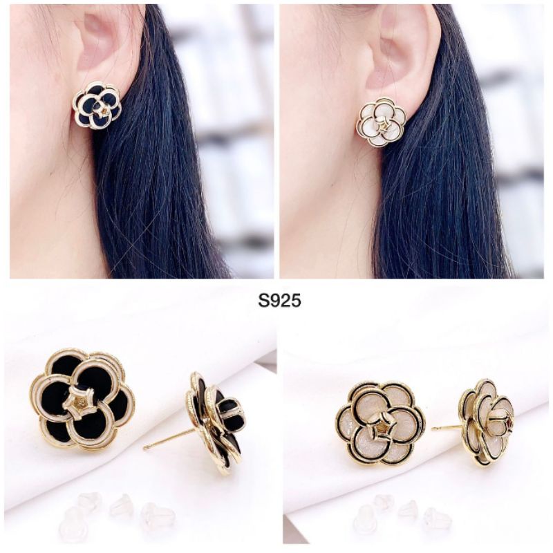 Anting Silver925 Perak Mata kilau Anti Karat anti alergi anting premium berlian kilap N-204