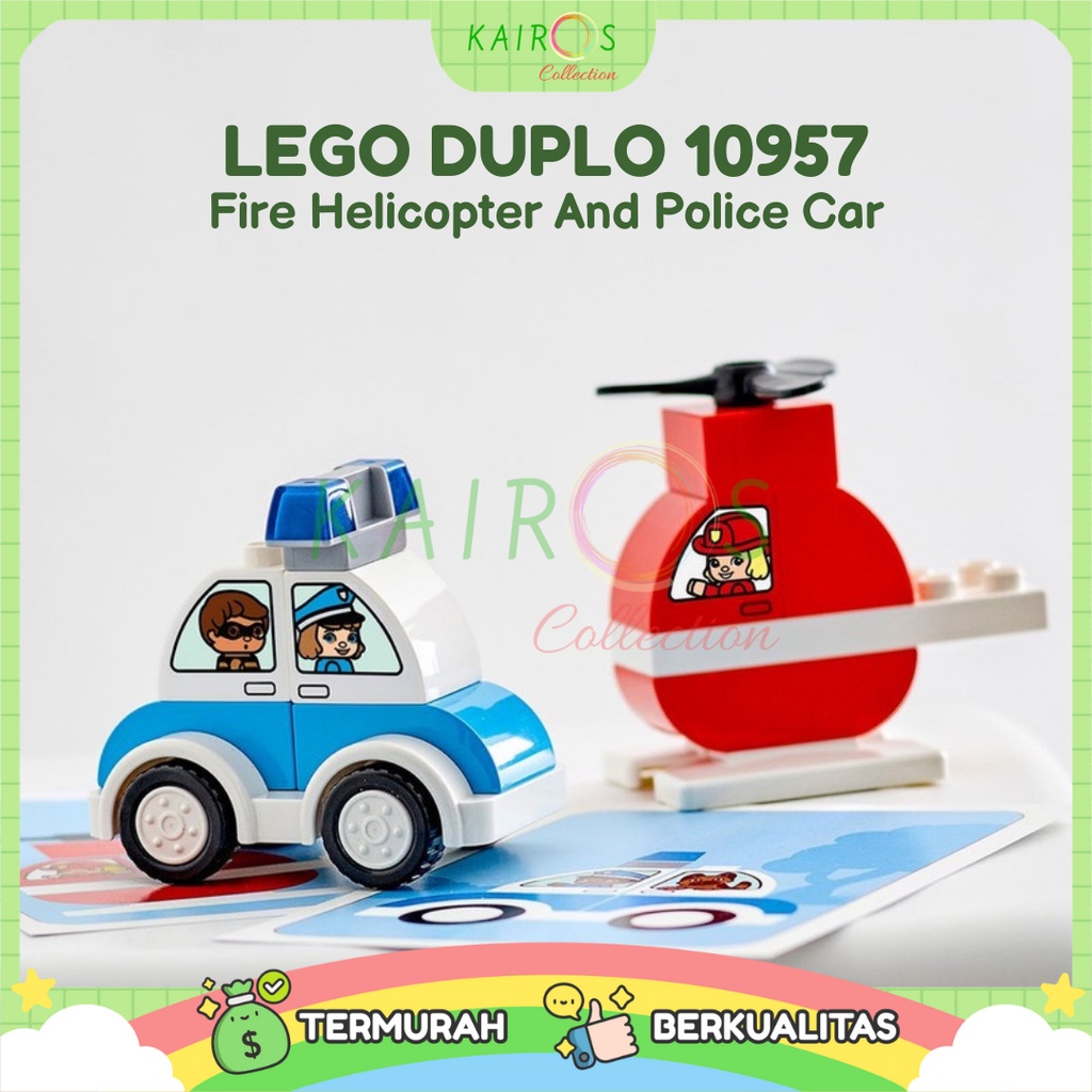 LEGO Duplo 10957 - Fire Helicopter &amp; Police Car