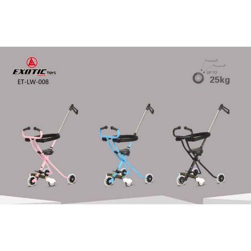 ( FREE KARDUS DAN BUBLE WRAP)STOLLER Exotic LW-001/LW-007/LW-008 magic stroller/dorongan anak bayi