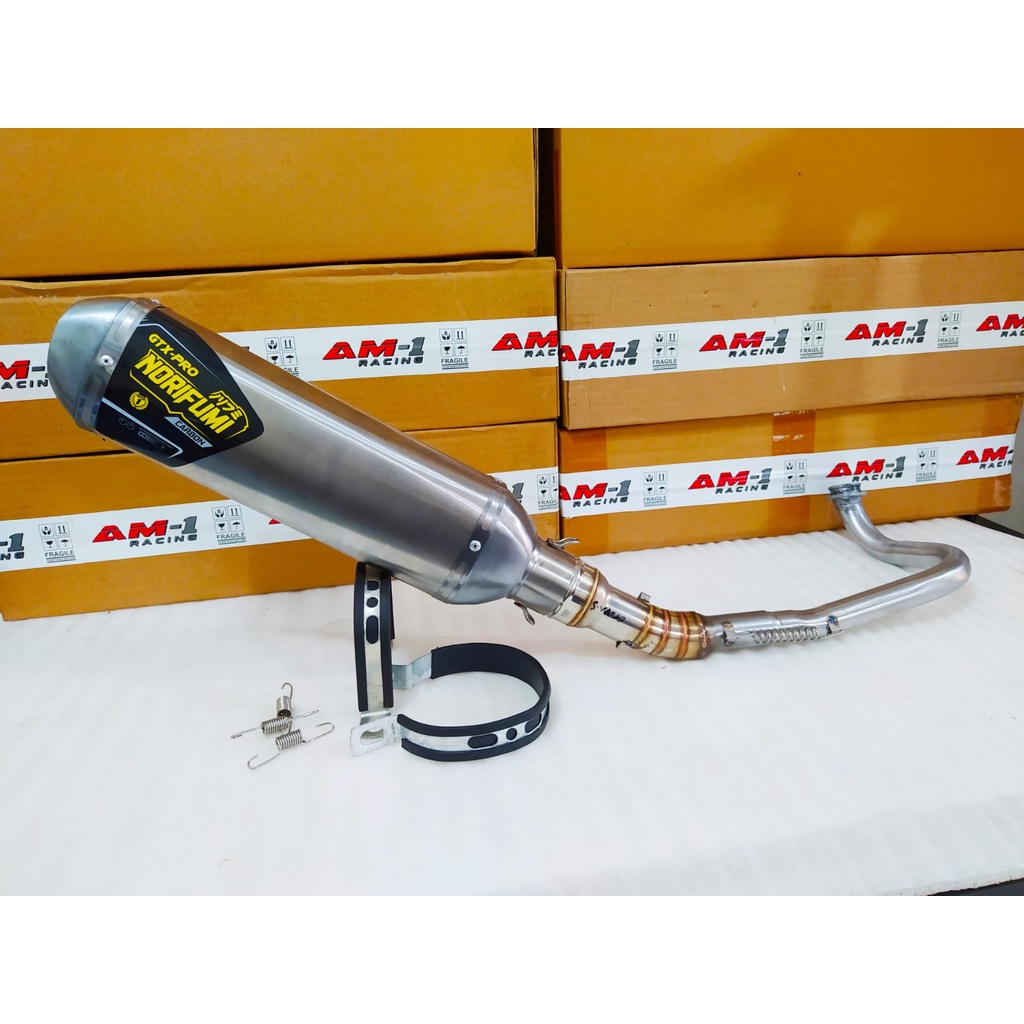 Knalpot Racing Norifumi Rocket Roket 4 Stainles Gtx Mio Cw Soul Sporty M3 J Gt Xeon Spacy Beat Stree