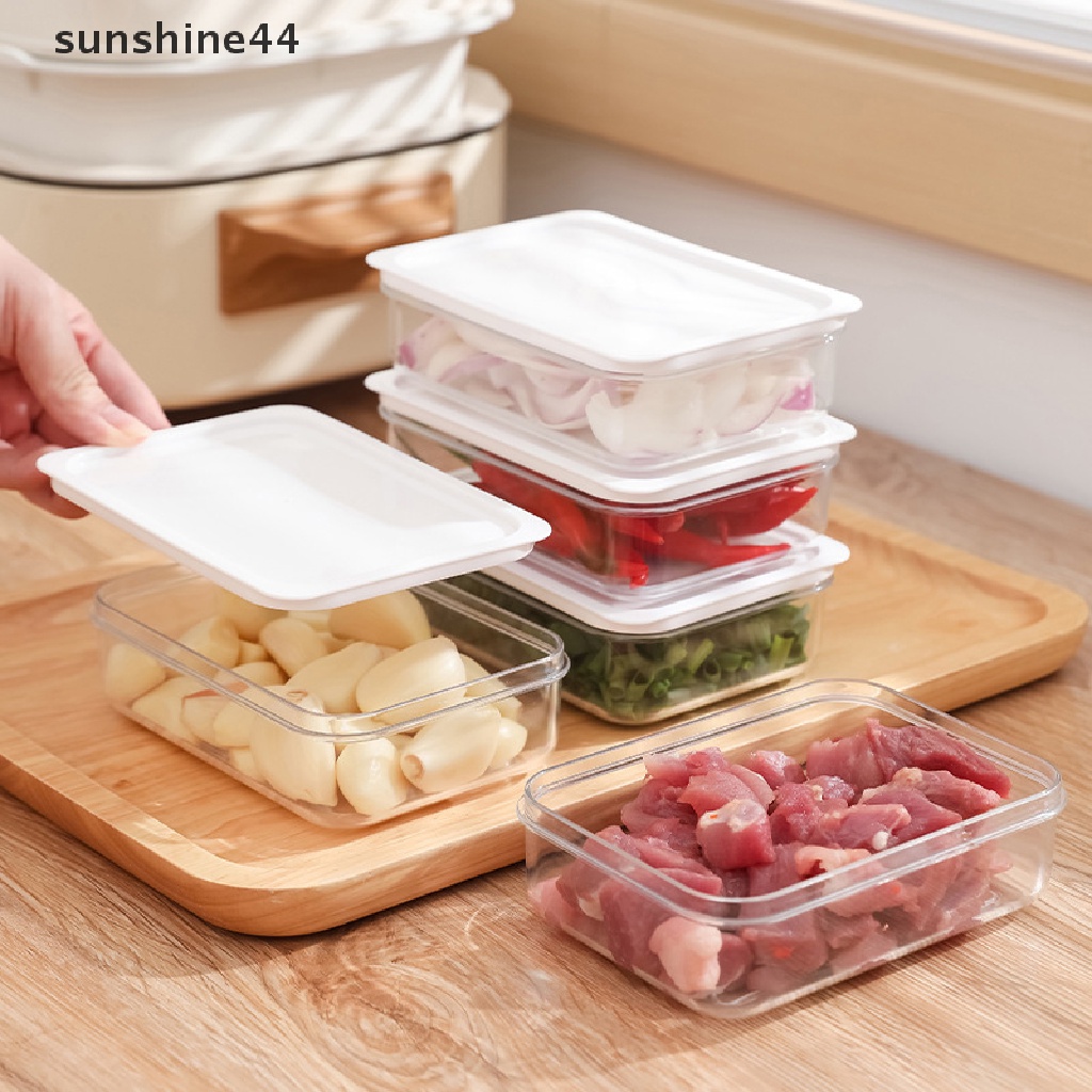 Sunshine Kotak Makan Siang Organizer Buah / Daging Tetap Segar Untuk Kulkas