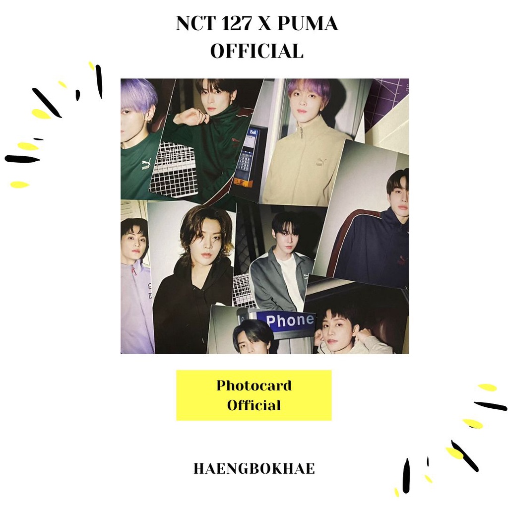 [ READY INA ] NCT 127 X PUMA - PHOTOCARD OFFICIAL