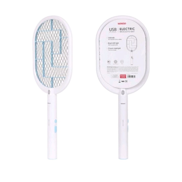 MINISO Orginal Raket Nyamuk Dengan USB Charging