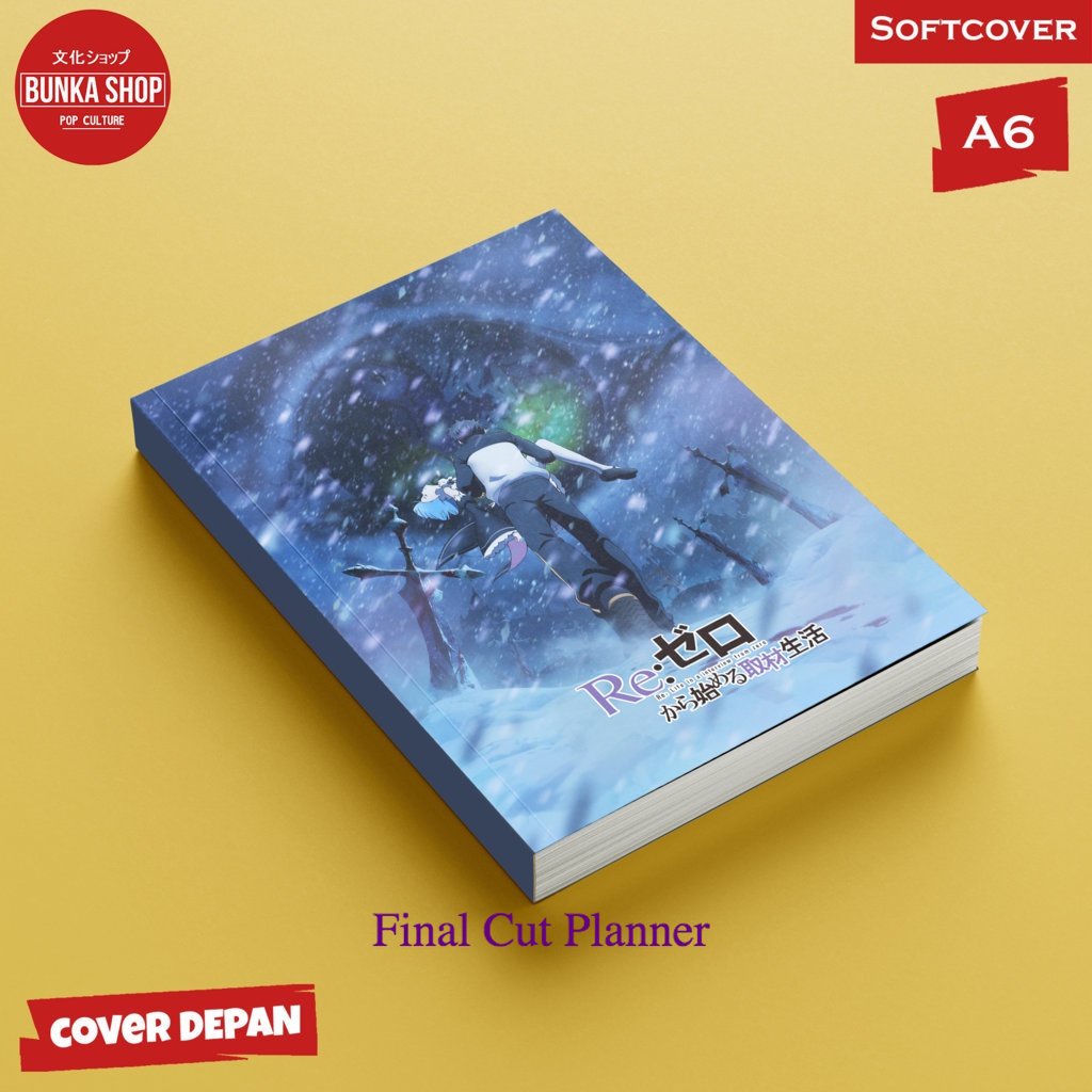 

Pocket Note Anime Re Zero Subaru X Rem Softcover A6 Buku Tulis Catatan Notes Agenda Planner Jurnal .