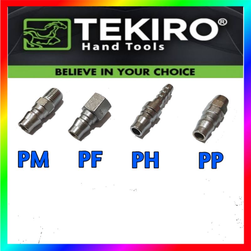 QUICK COUPLER TEKIRO MALE PM20 PF20 PH20 PP20 KOMPRESSOR