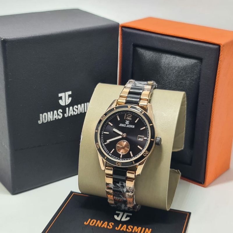 Jam Tangan Jonas Jasmin Chronograph Kasual Fashion Bisa COD