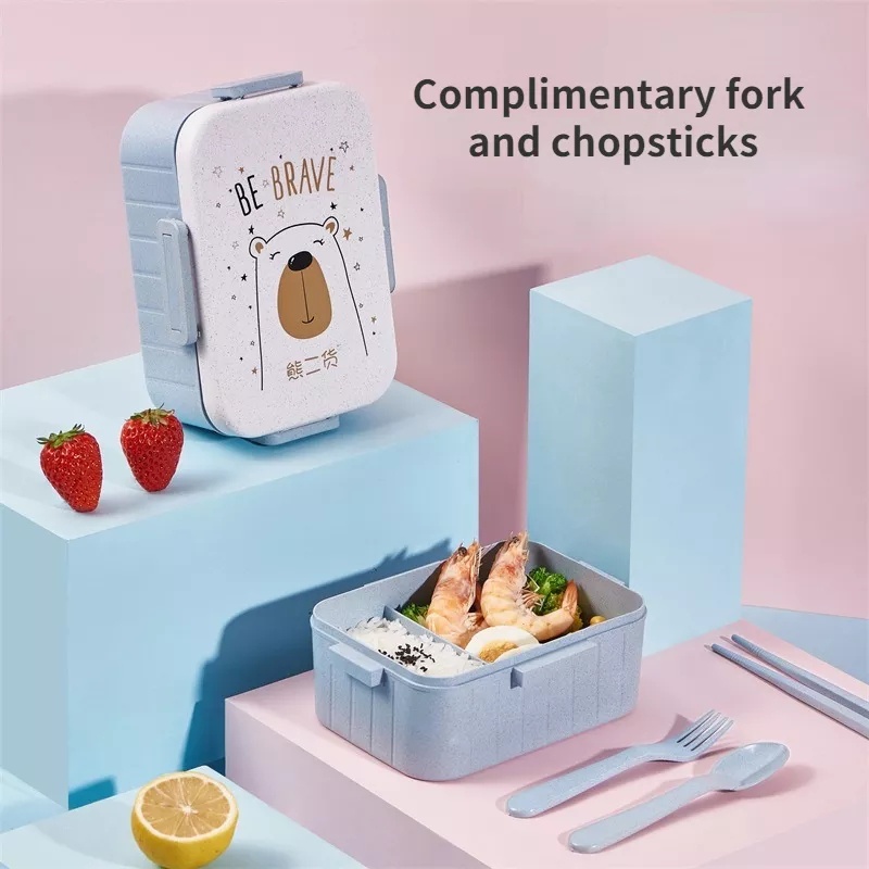 Kotak Bekal Makan LunchBox Be Brave 1000ml