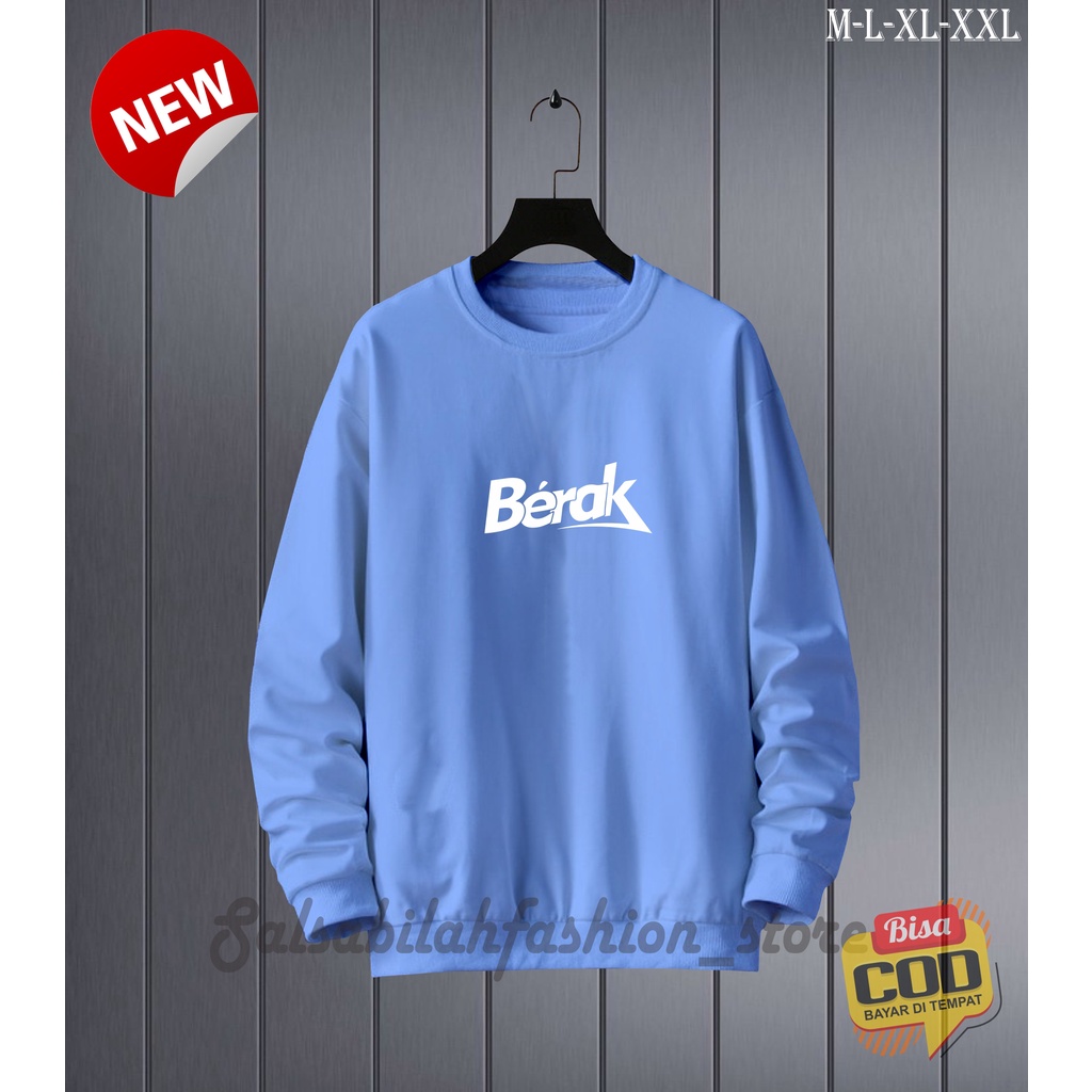 (COD) CREWNECK BERA'K SCRIPT BLACK UNISEX ORIGINAL