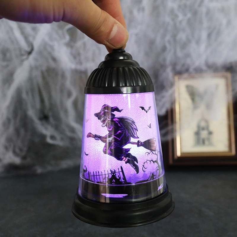 Lampu LED Bentuk Labu Hantu 3 Gaya Untuk Dekorasi Halloween