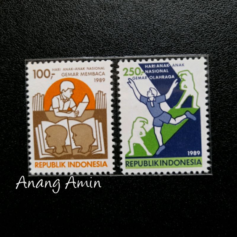 

LOT.F25 PRANGKO INDONESIA I-375 2V HARI ANAK-ANAK NASIONAL 1989