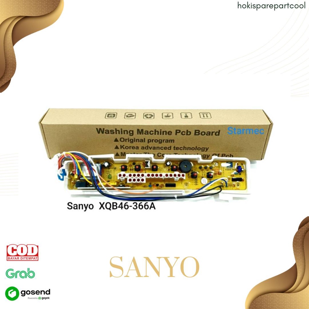 MODUL PCB MESIN CUCI SANYO ASW A76HT ASW A85HT