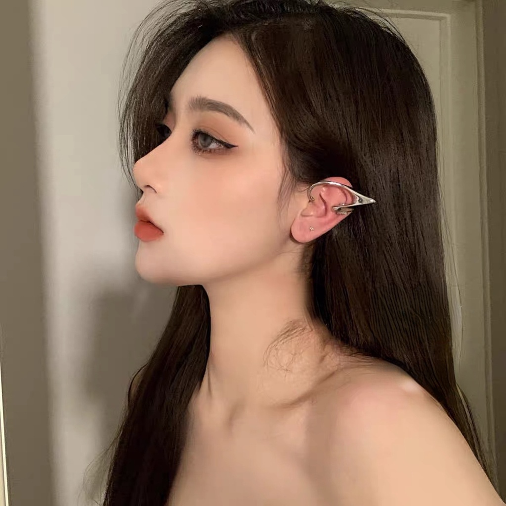 Earcuff / Penutup Telinga Tanpa Tindik Model Kartun Peri / Mermaid Untuk Wanita / Cosplay / Pesta Pernikahan