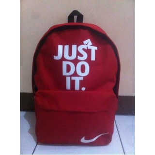 TAS ransel JUST DO IT / Tas Ransel / Tas Pria wanita / Tas Gendong