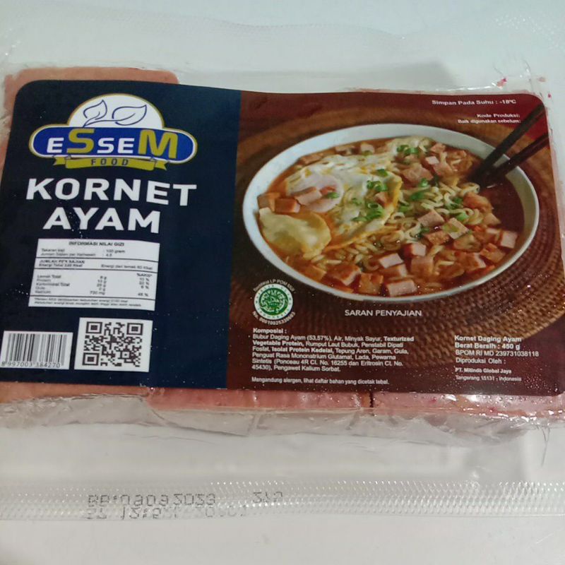 

KORNET AYAM ESSEM 450 GR