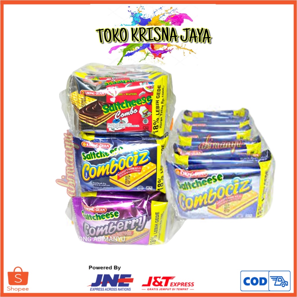 

SALTCHEESE COMBO KHONG GUAN 1 PACK ISI 1 RENCENG 10 PCS X 17 GR