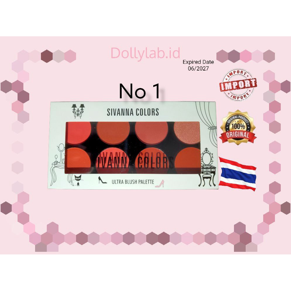 SIVANNA COLORS ULTRA BLUSH PALETTE
