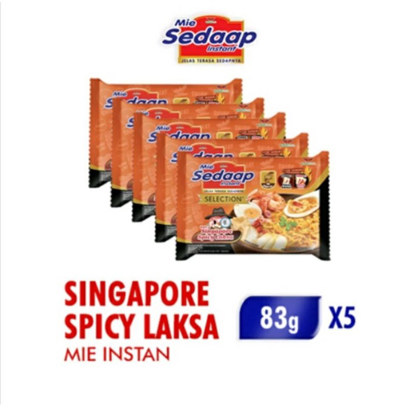 

[ 5 pcs x 83g ] mie instan sedaap singapore