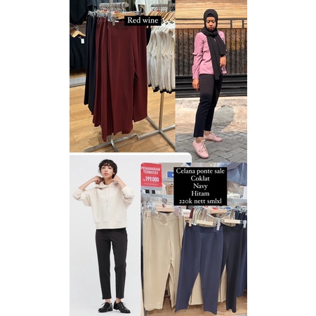 jastip celana ponte uniqlo